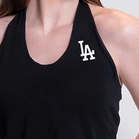 Débardeur col V Noelle noir pour femme des Dodgers de Los Angeles Lusso