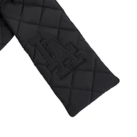 Women's Lusso  Black Los Angeles Dodgers Ridley Puffer Scarf