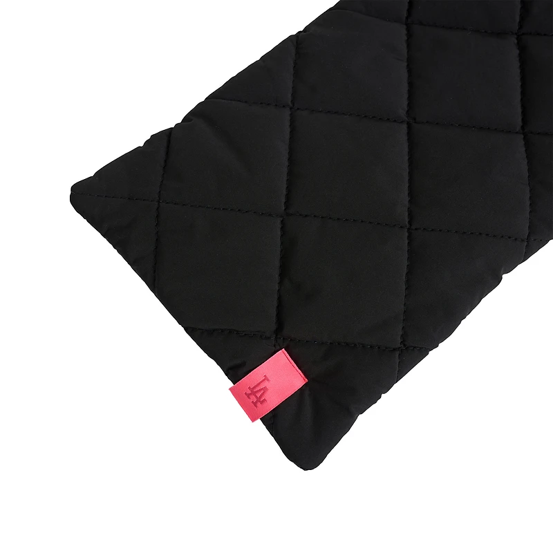 Women's Lusso  Black Los Angeles Dodgers Ridley Puffer Scarf