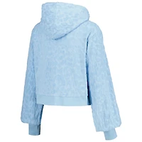 Sweat-shirt à glissière pleine longueur Tabitha Cheetah Terry des Los Angeles Dodgers Lusso Blue pour femme