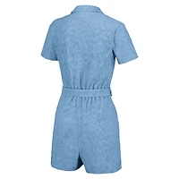 Combi-short Trixie Cheetah Lusso Blue des Dodgers de Los Angeles pour femme