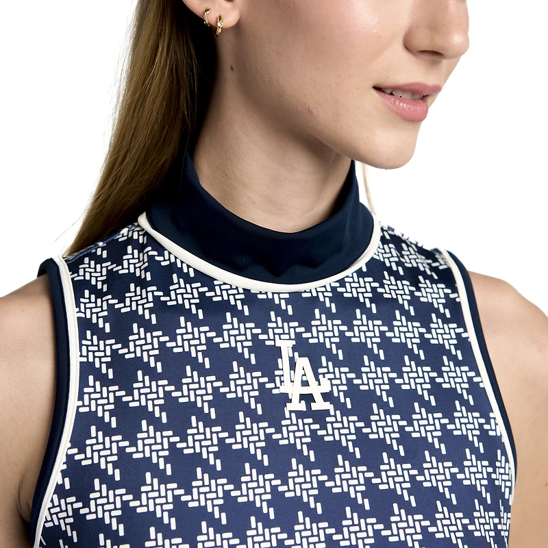 Robe Cameron des Dodgers de Los Angeles bleu marine Lusso pour femmes