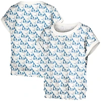 T-shirt Madge Dolman tri-mélange des Dodgers de Los Angeles Lusso blanc pour femme