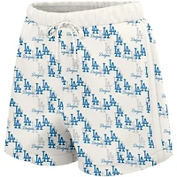 Women's Lusso  White Los Angeles Dodgers Marge Shorts