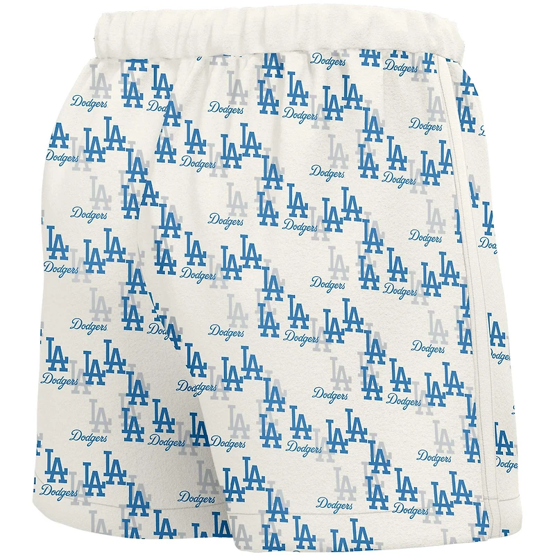 Women's Lusso  White Los Angeles Dodgers Marge Shorts