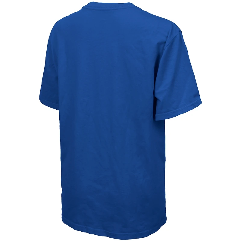 Women's Majestic Threads Royal Los Angeles Dodgers Oversized First Base T-Shirt