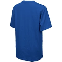 Women's Majestic Threads Royal Los Angeles Dodgers Oversized First Base T-Shirt