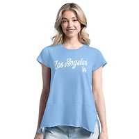 T-shirt bleu clair Margaritaville pour femme des Dodgers de Los Angeles « Gametime is Paradise »