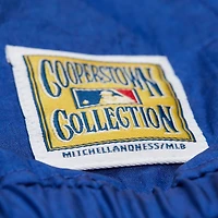 Veste zippée en nylon bleu pour femme Mitchell & Ness des Dodgers de Los Angeles, collection Cooperstown