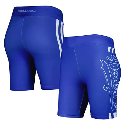 Short de cycliste Mitchell & Ness Royal Los Angeles Dodgers pour femme