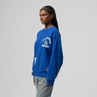V100492 Dodgers M&N MLB LT SWEAT-SHIRT À COL ROND SWTLADCRW FC11306-LADBLUE #1