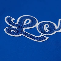 Veste en satin à boutons-pression Mitchell & Ness Royal Los Angeles Dodgers pour femme