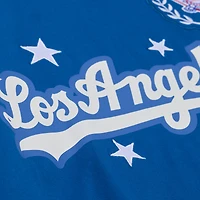 T-shirt court et carré Mitchell & Ness Royal Los Angeles Dodgers pour femmes
