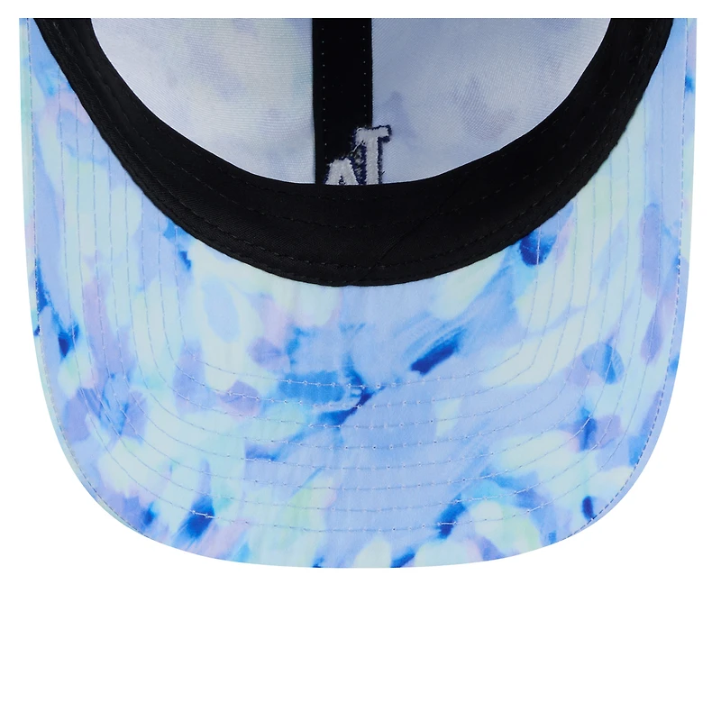 Women's New Era Dark Blue Los Angeles Dodgers Printed 9TWENTY Adjustable Hat