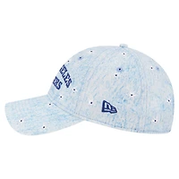 Women's New Era  Light Blue Los Angeles Dodgers Daisy All Over 9TWENTY Adjustable Hat