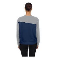 Women's New Era  Navy/Gray Los Angeles Dodgers Gameday Fleece Sweatshirt