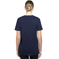 Women's New Era  Navy Los Angeles Dodgers Back-to-Back World Series Champions Hollywood Sign T-Shirt