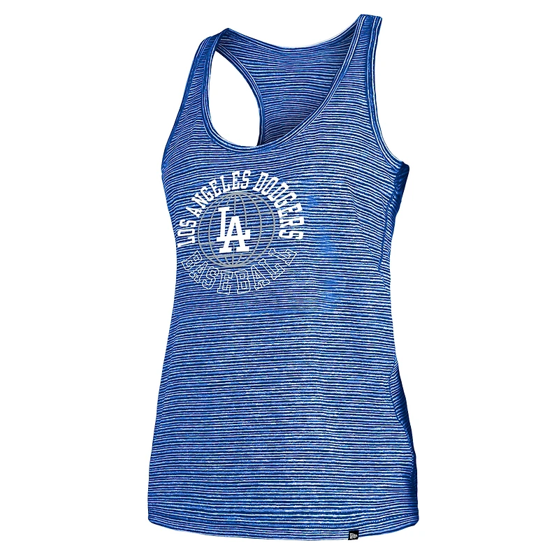 Women's New Era Royal Los Angeles Dodgers Active Racerback Tank Top