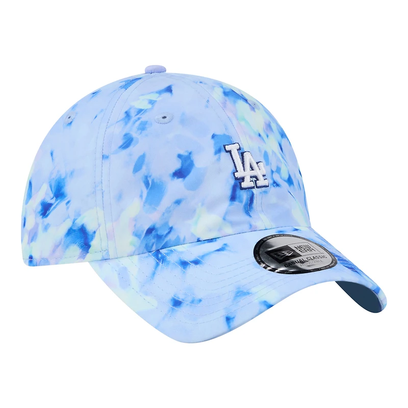 Casquette New Era Royal Los Angeles Dodgers pour femme, style classique décontracté et ajustable