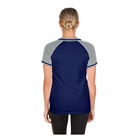 Women's New Era  Royal Los Angeles Dodgers Gameday V-Neck T-Shirt