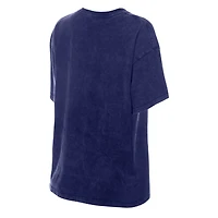 T-shirt oversize délavé minéral New Era Royal Los Angeles Dodgers pour femme