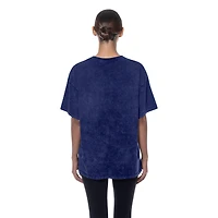 T-shirt oversize délavé minéral New Era Royal Los Angeles Dodgers pour femme