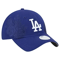 Women's New Era Royal Los Angeles Dodgers Roses 9TWENTY Adjustable Hat