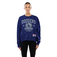 Sweat-shirt oversize à manches carrées New Era Royal Los Angeles Dodgers pour femme