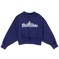 Women's New Era x Bella Doña  Dark Blue Los Angeles Dodgers Betty Boop Sweatshirt