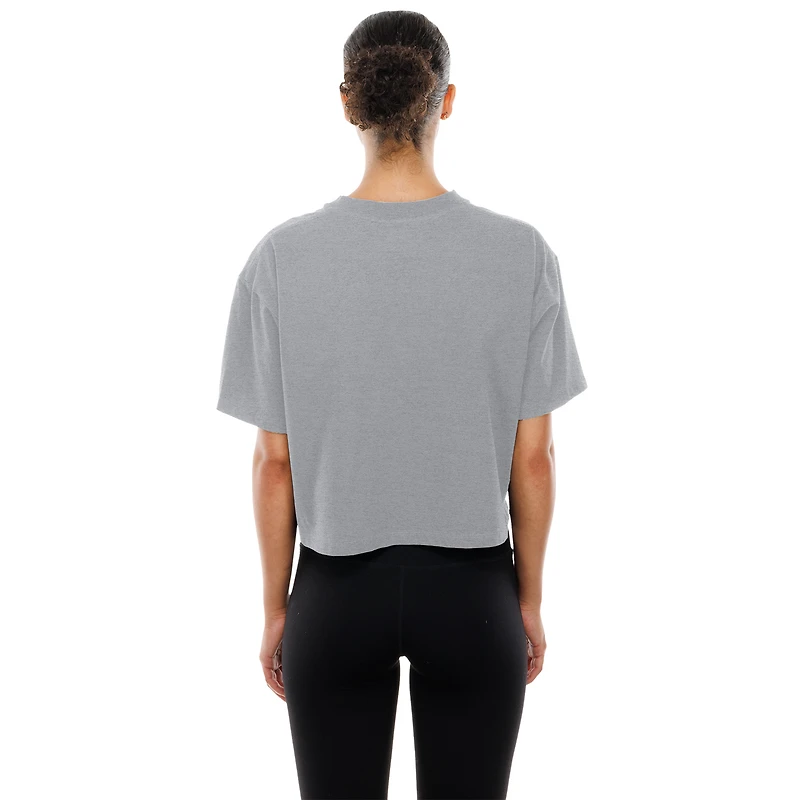 T-shirt court boxy Betty Boop gris New Era x Bella Doña pour femme des Los Angeles Dodgers