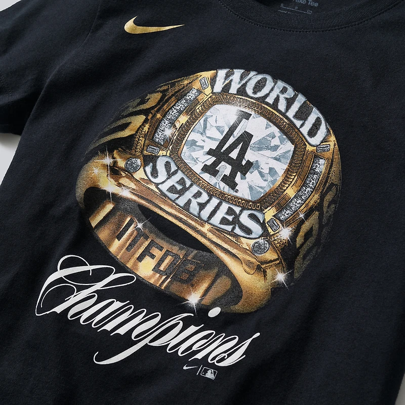 Women's Nike  Black Los Angeles Dodgers 2026 Gold Collection Graphic T-Shirt