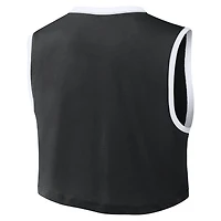 Women's Nike Black Los Angeles Dodgers Primetime Loose Dri-FIT Cropped Tank Top