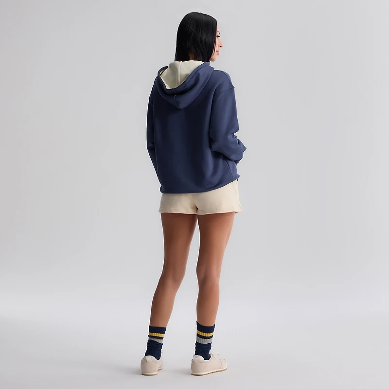 Sweat à capuche Nike City Connect Therma Authentic Collection bleu Los Angeles Dodgers pour femme