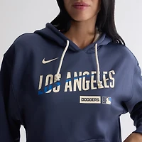 Women's Nike Blue Los Angeles Dodgers Authentic Collection City Connect Therma Hoodie