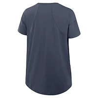 T-shirt Nike anthracite Los Angeles Dodgers 2025 City Connect fluide et tendance pour femme, en tissu Dri-FIT