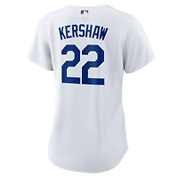 Women's Nike Clayton Kershaw White Los Angeles Dodgers Home Replica Player Jersey