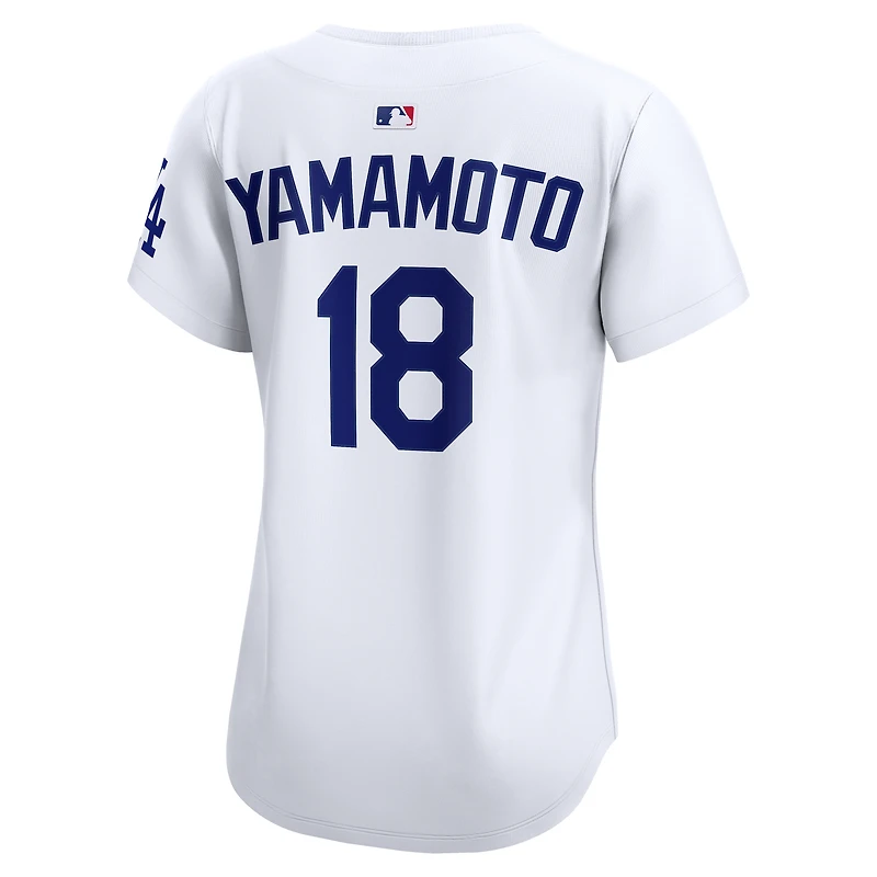 Women's Nike Dri-FIT Yoshinobu Yamamoto White Los Angeles Dodgers Home Limited Jersey