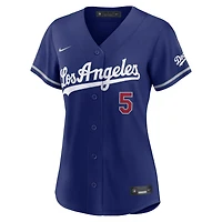 Women's Nike Freddie Freeman Royal Los Angeles Dodgers Alternate Stadium Jersey