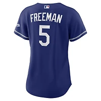 Women's Nike Freddie Freeman Royal Los Angeles Dodgers Alternate Stadium Jersey