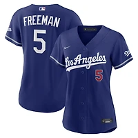 Women's Nike Freddie Freeman Royal Los Angeles Dodgers Alternate Stadium Jersey