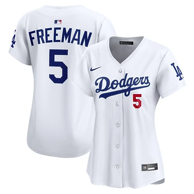 Women's Nike Freddie Freeman White Los Angeles Dodgers Home Limited Player Jersey
