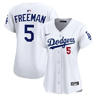 Women's Nike Freddie Freeman White Los Angeles Dodgers Home Limited Player Jersey