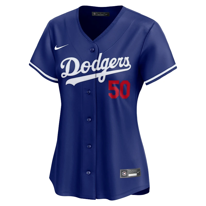 Women's Nike Mookie Betts Royal Los Angeles Dodgers Alternate 2 Limited Player Jersey
