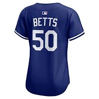 Women's Nike Mookie Betts Royal Los Angeles Dodgers Alternate 2 Limited Player Jersey