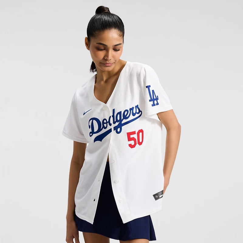 Women's  Nike Mookie Betts White Los Angeles Dodgers Home Stadium Jersey