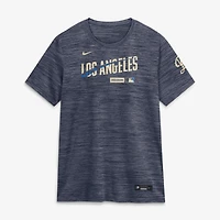 Women's Nike Navy Los Angeles Dodgers Authentic Collection City Connect Velocity Dri-FIT T-Shirt