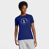 T-shirt Nike Royal Los Angeles Dodgers Authentic Collection Early Work Tri-Blend Dri-FIT pour femme