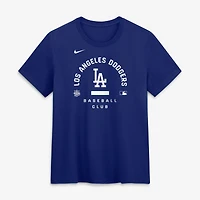 Women's Nike Royal Los Angeles Dodgers Authentic Collection Early Work Tri-Blend Dri-FIT T-Shirt