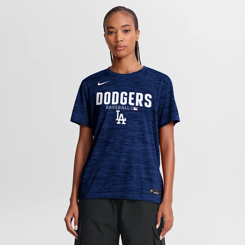 Women's Nike Royal Los Angeles Dodgers Authentic Collection Velocity Dri-FIT T-Shirt