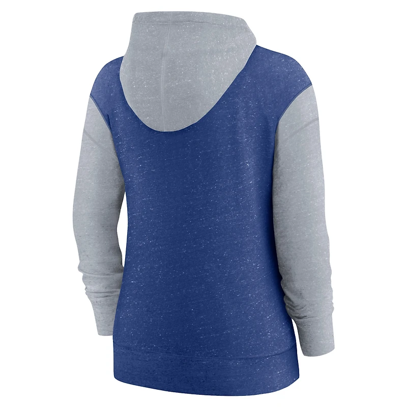 Sweat à capuche entièrement zippé Nike Los Angeles Dodgers pour Femme